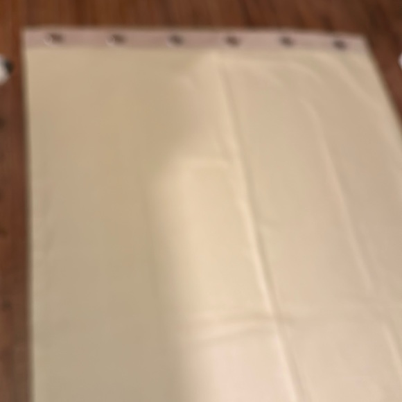 4 Crème color long curtains big eyelets for curtain rod🤎🤎🤎